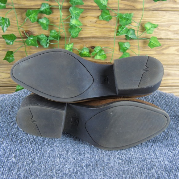 White Mountain Havana Women's Brown Suede Ankle Boots Tassel‎ Zip 8.5M - Picture 8 of 10